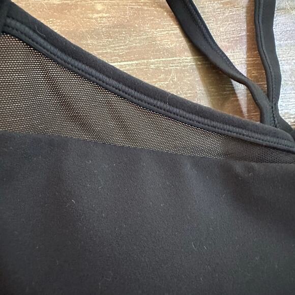 Athleta Vital Mesh Sports Bra A-C Cups Black M - Picture 4 of 8